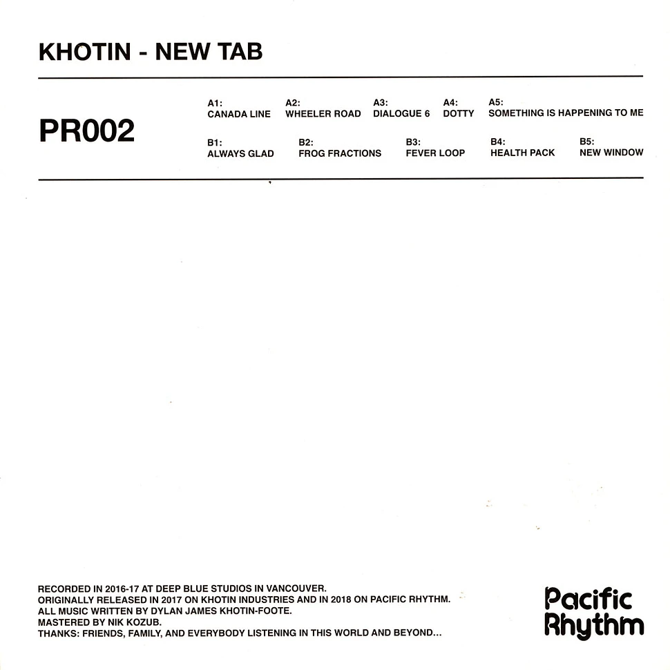 Khotin - New Tab