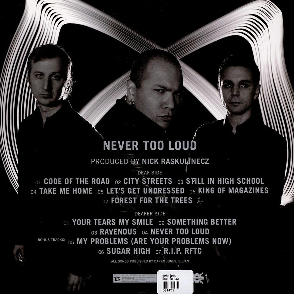 Danko Jones - Never Too Loud