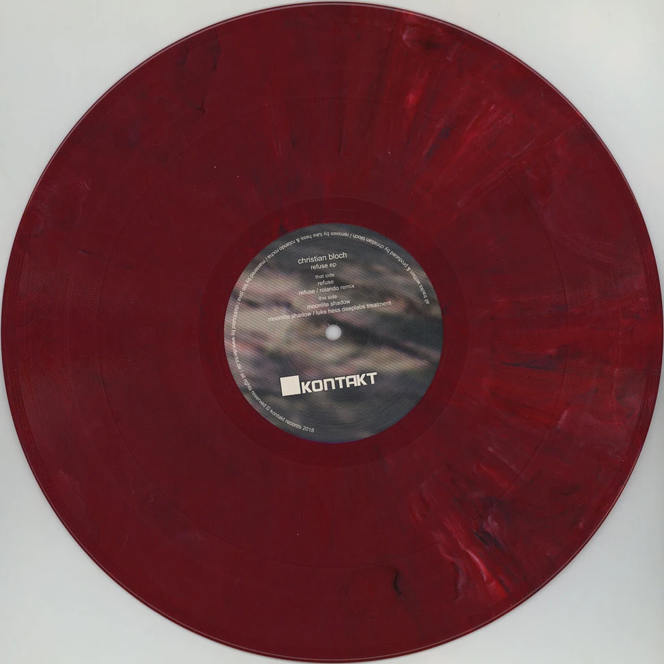 Christian Bloch - Refuse EP Marbled Vinyl Edition