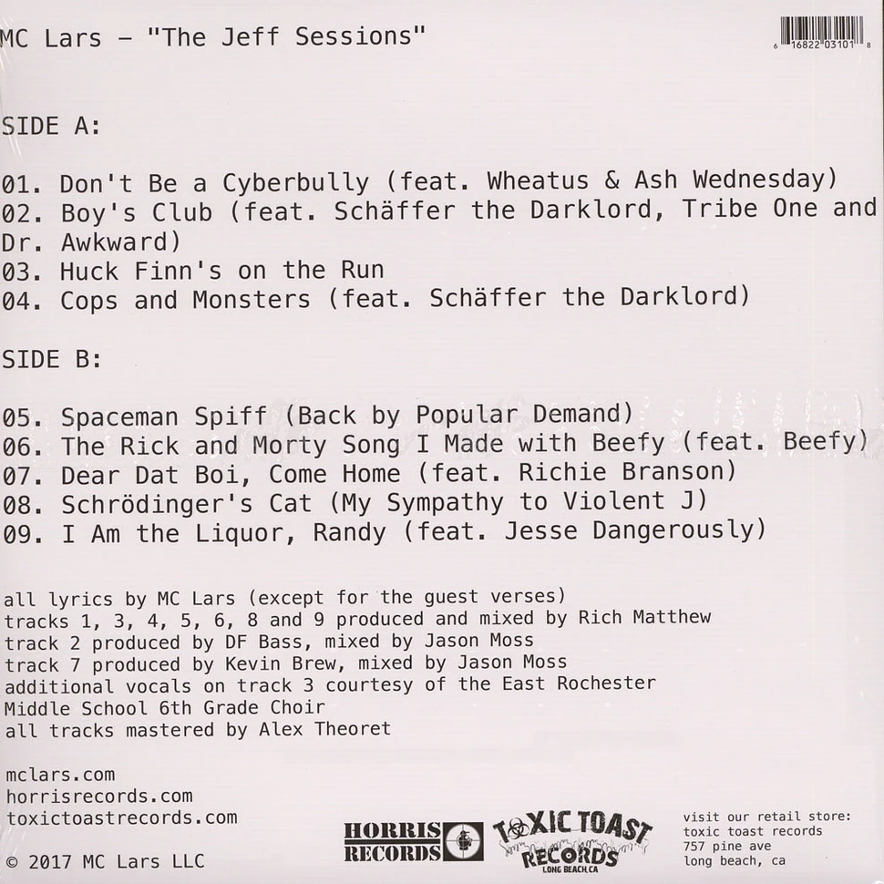 MC Lars - The Jeff Sessions