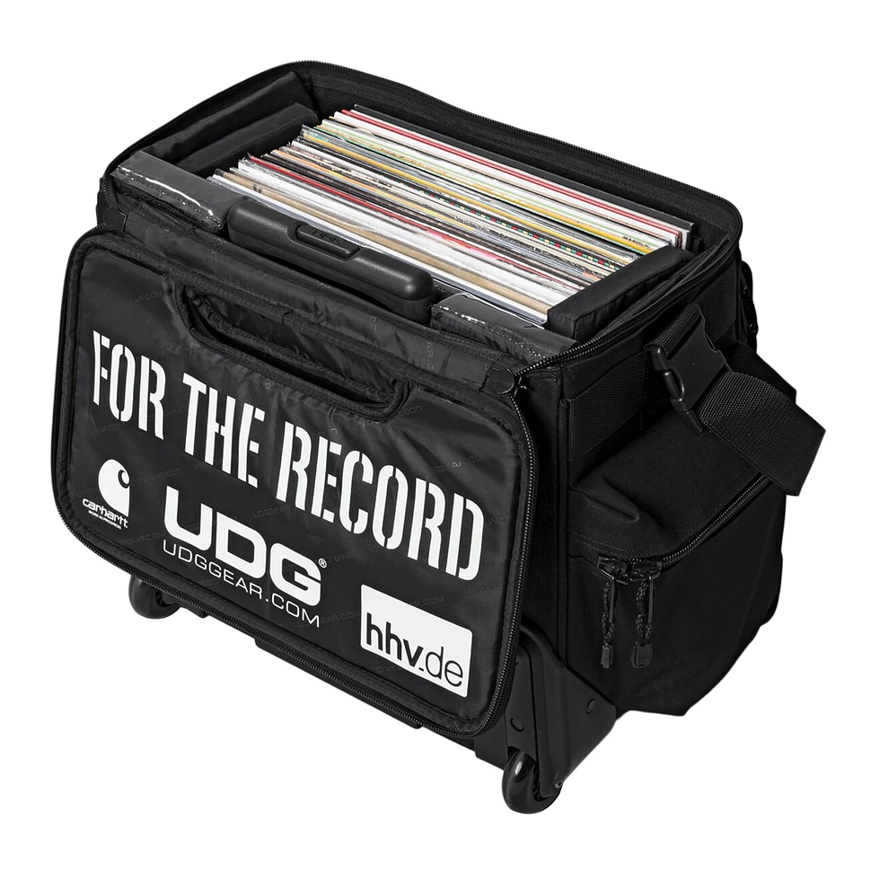 Carhartt WIP x UDG x HHV x Magma - Sling Bag Trolley »For The Record« & 45 Record-Bag (150) "Diggin Is A Science" Edition (HHV Bundle)