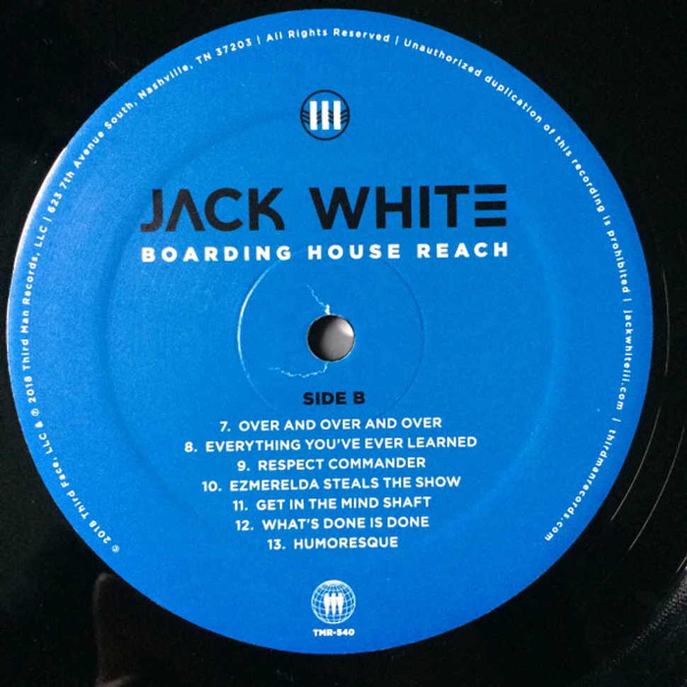 Jack White - Boarding House Reach