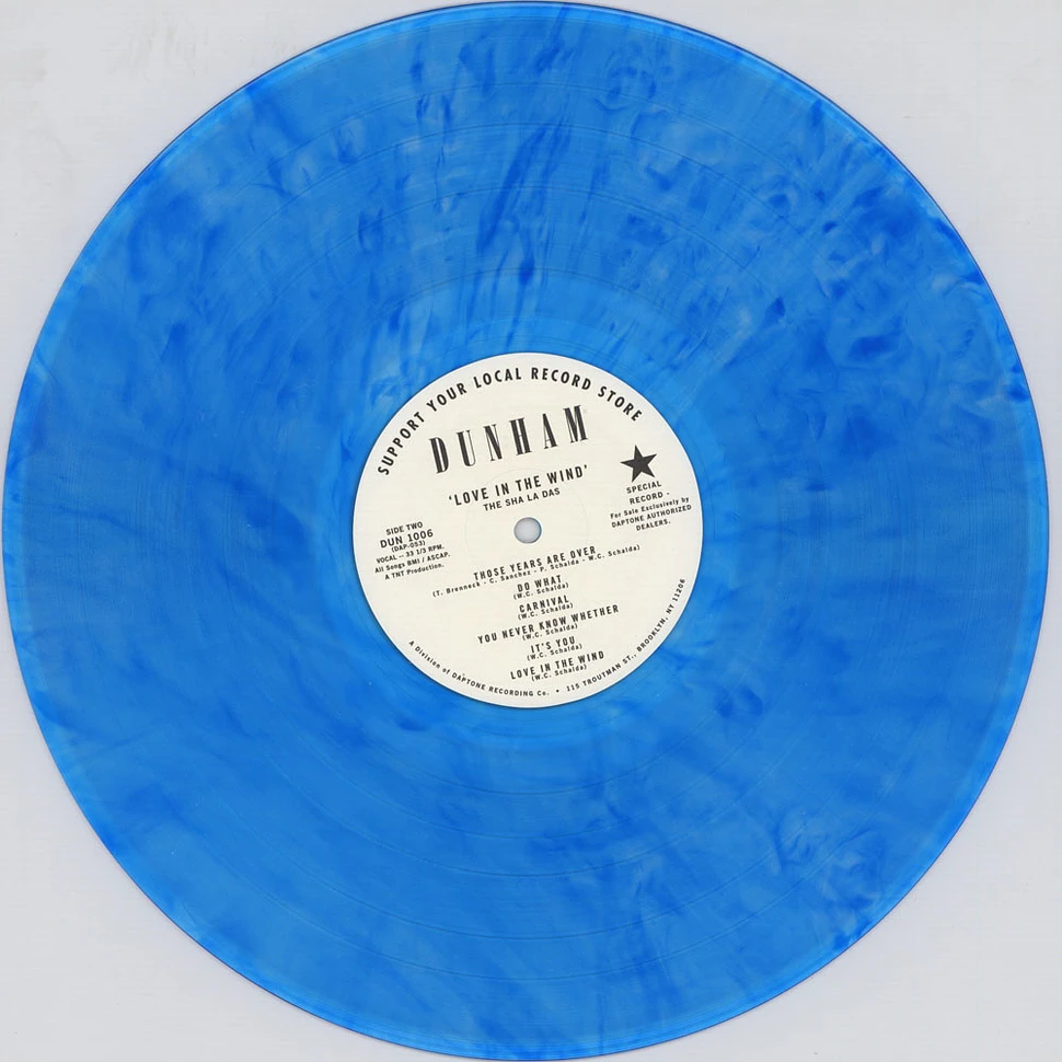 The Sha La Das - Love In The Wind Colored Vinyl Edition
