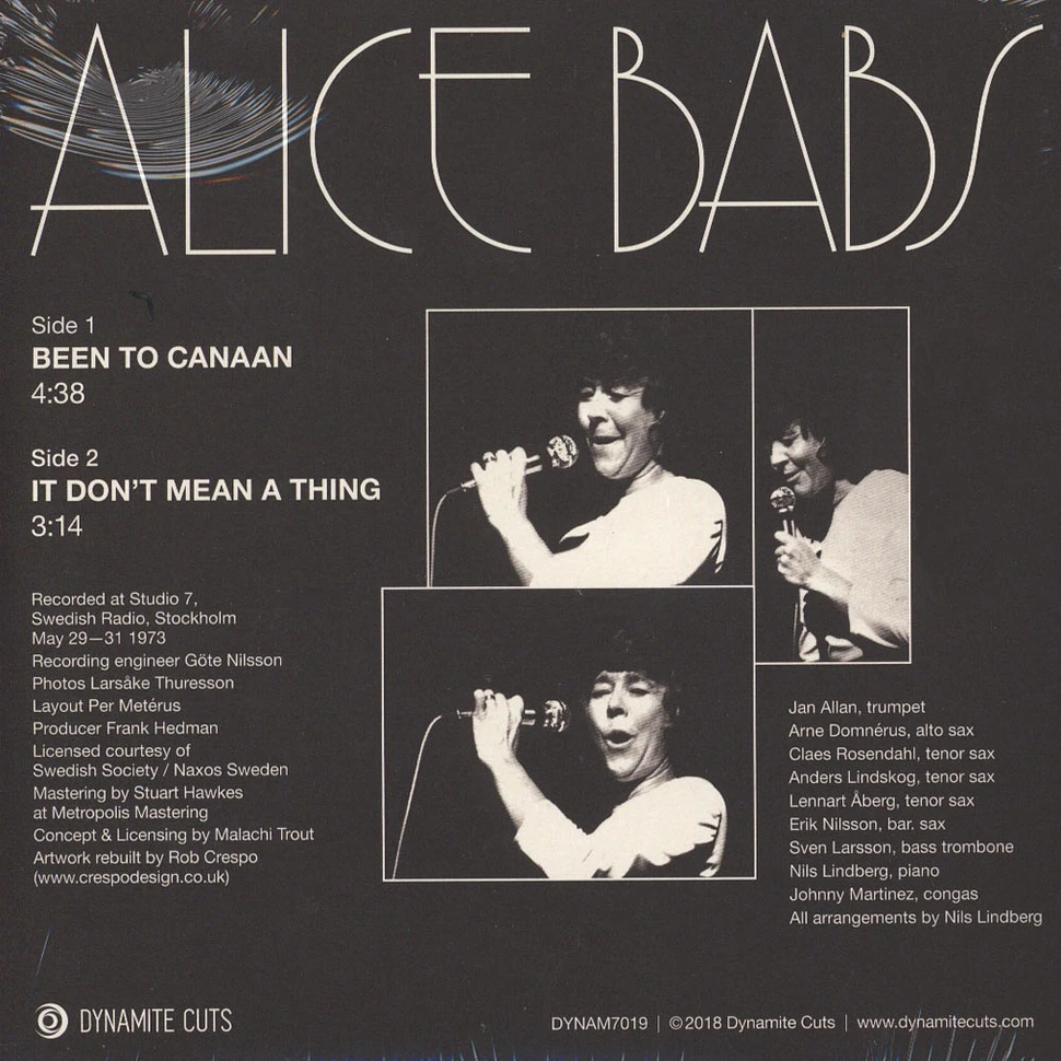 Alice Babs - Been To Canaan / It Don´t Mean A Thing