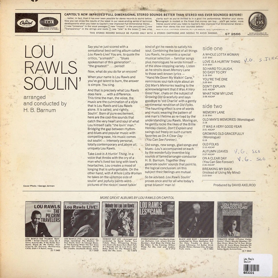 Lou Rawls - Soulin'