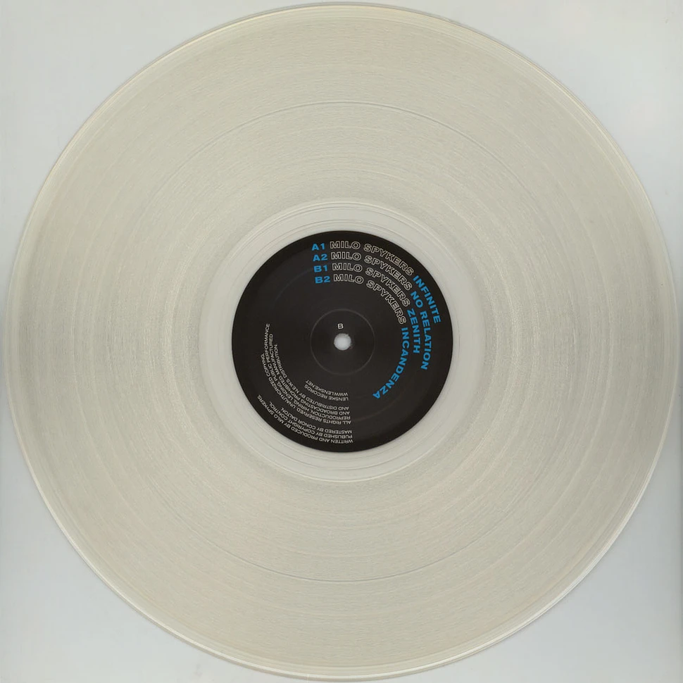 Milo Spykers - Infinite Clear Vinyl Edition