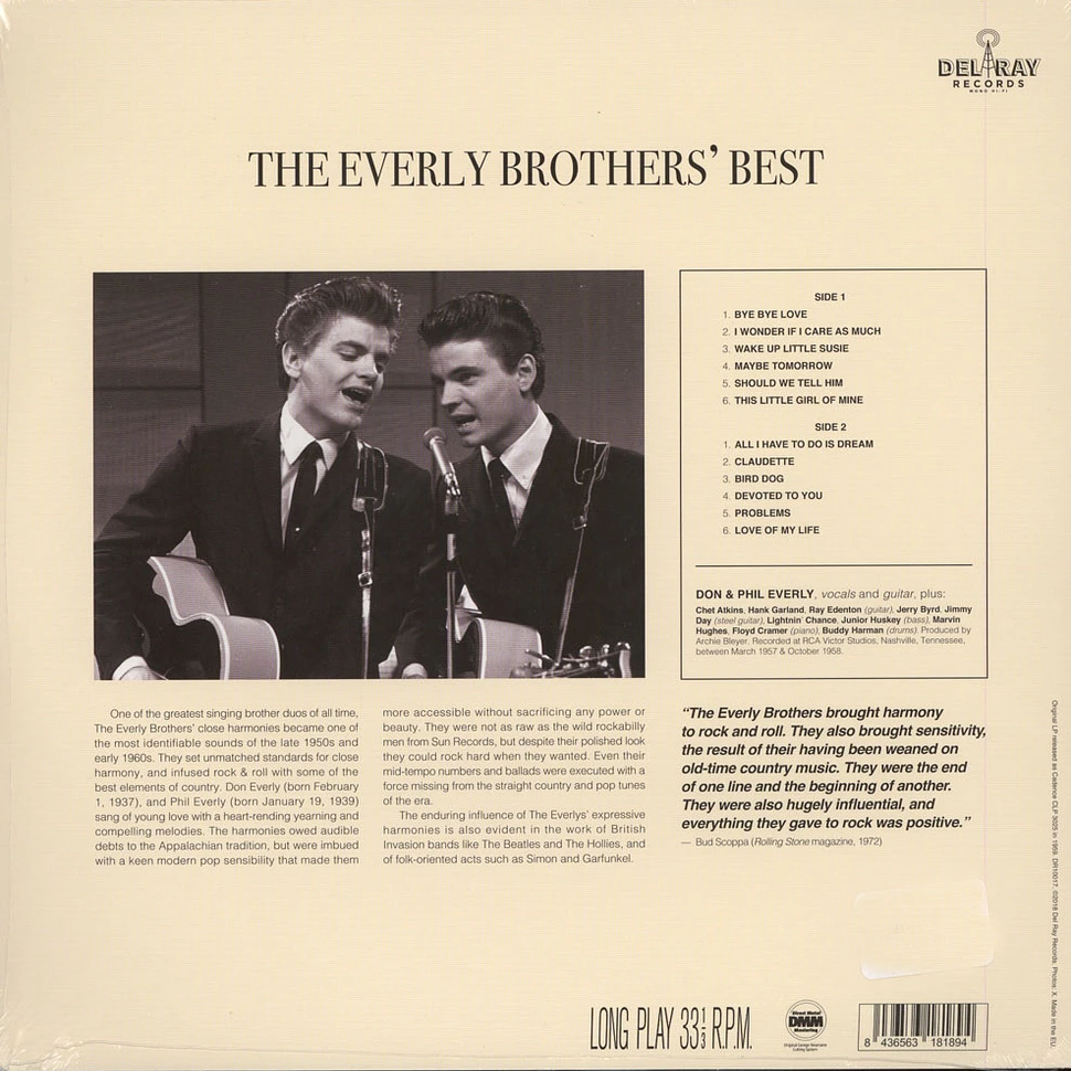 Everly Brothers - The Everly Brothers' Best