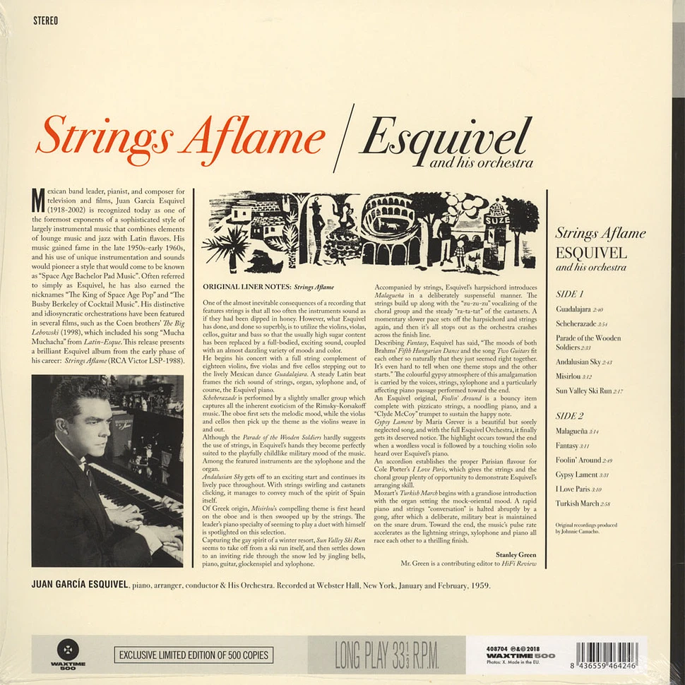 Esquivel And His Orchestra - Strings Aflame Collector's Edition