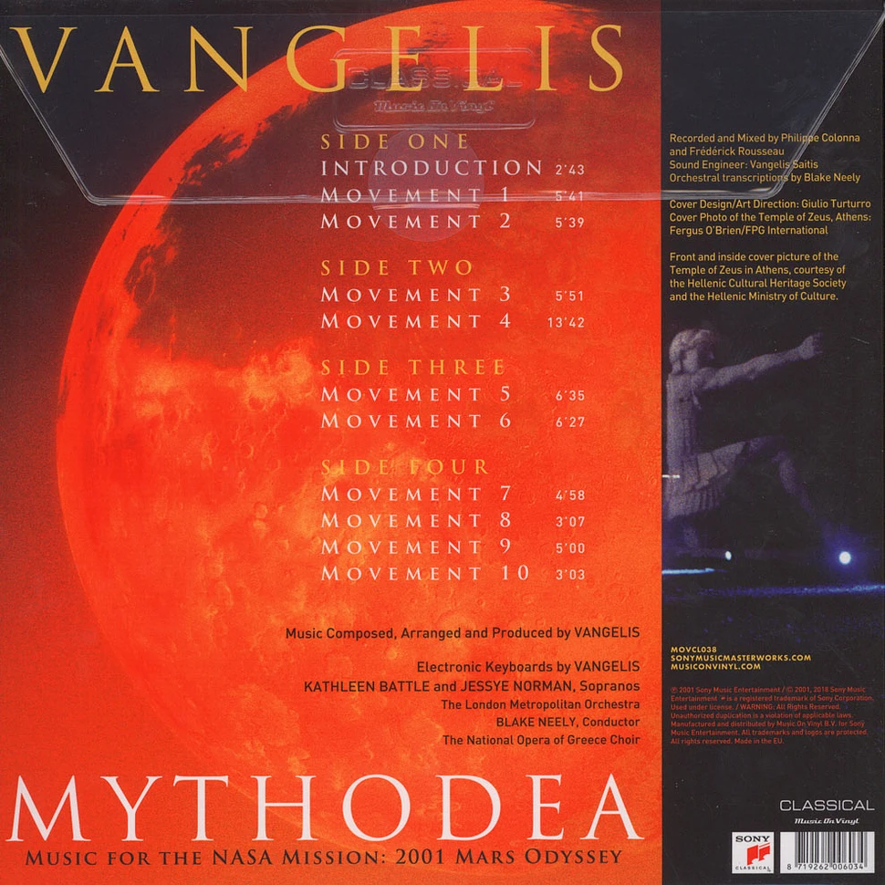 Vangelis - OST Mythodea