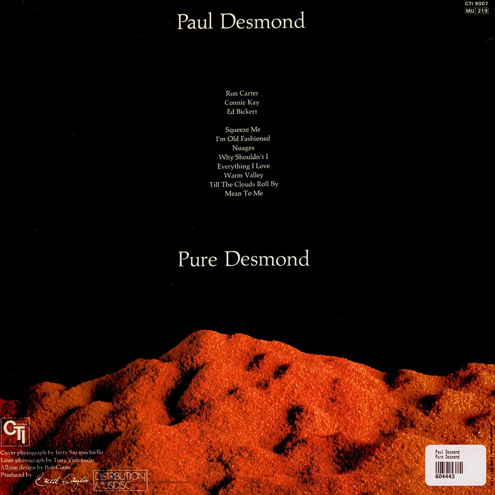 Paul Desmond - Pure Desmond