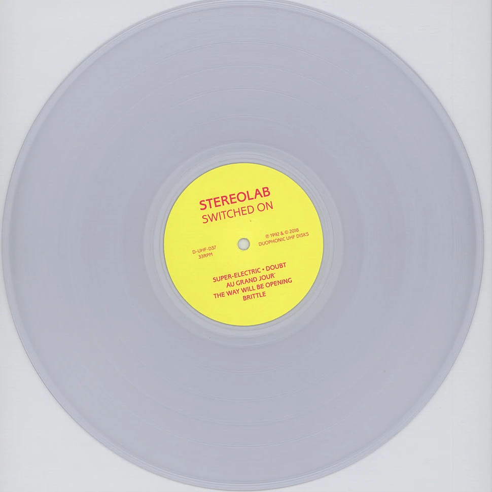 Stereolab - Switched On Volume 1 Clear Vinyl Edition