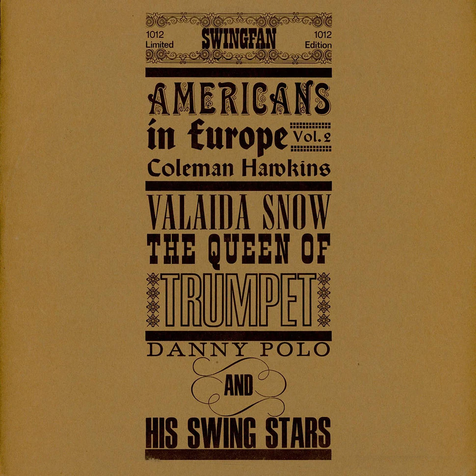 Willie Lewis Presents, Danny Polo & His Swing Stars, Valaida Snow - Americans In Europe