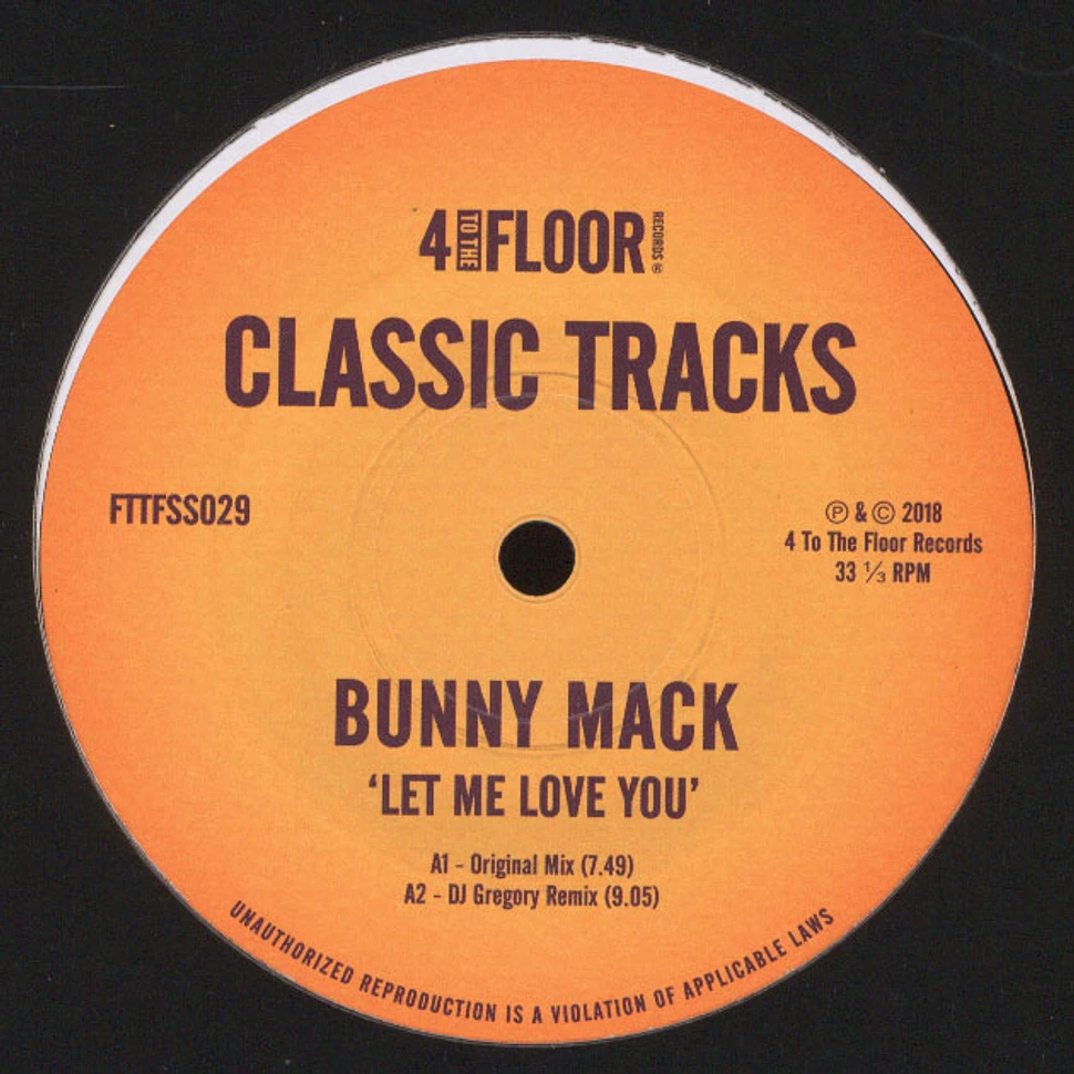 Bunny Mack - Let Me Love You DJ Gregory & Moplen Remixes