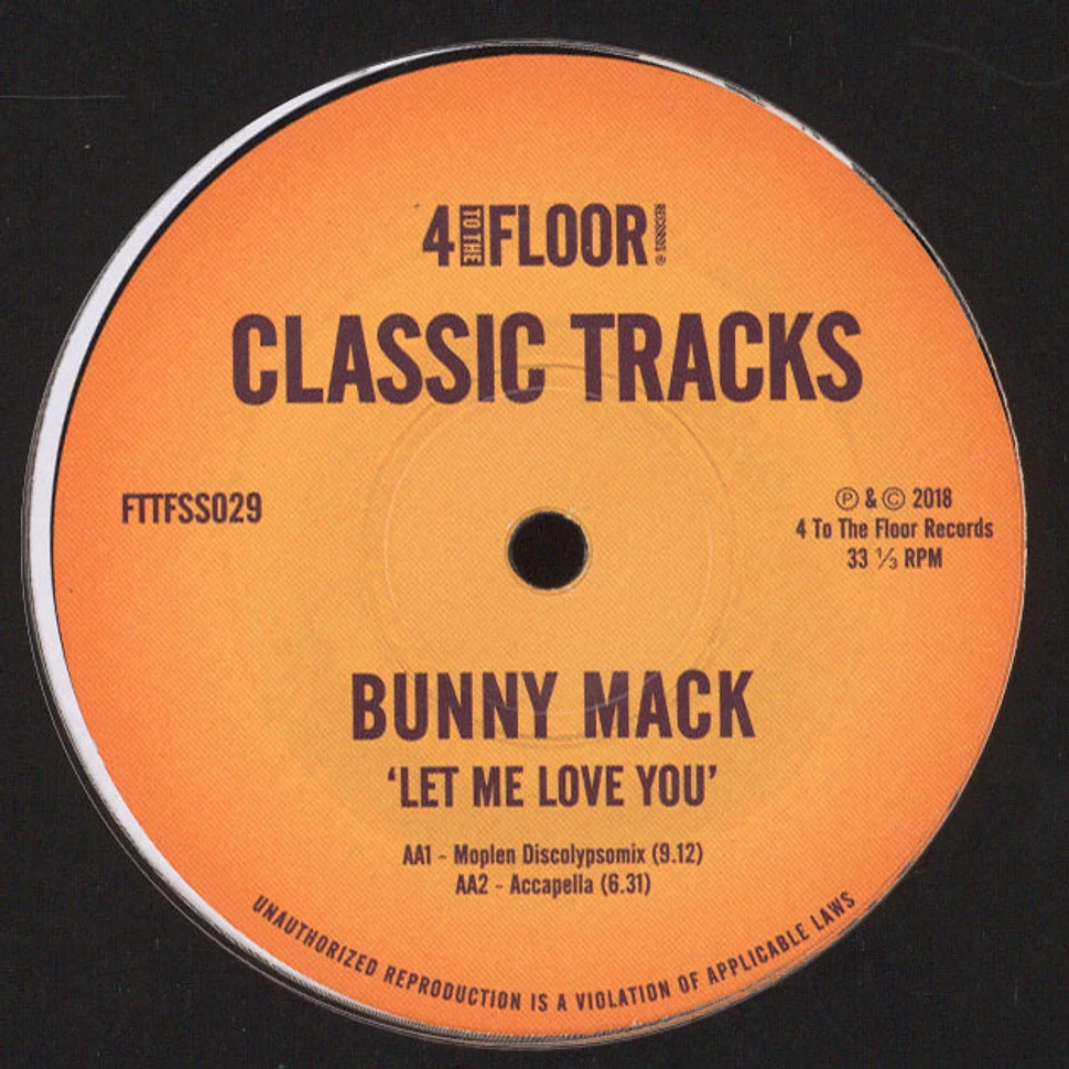 Bunny Mack - Let Me Love You DJ Gregory & Moplen Remixes