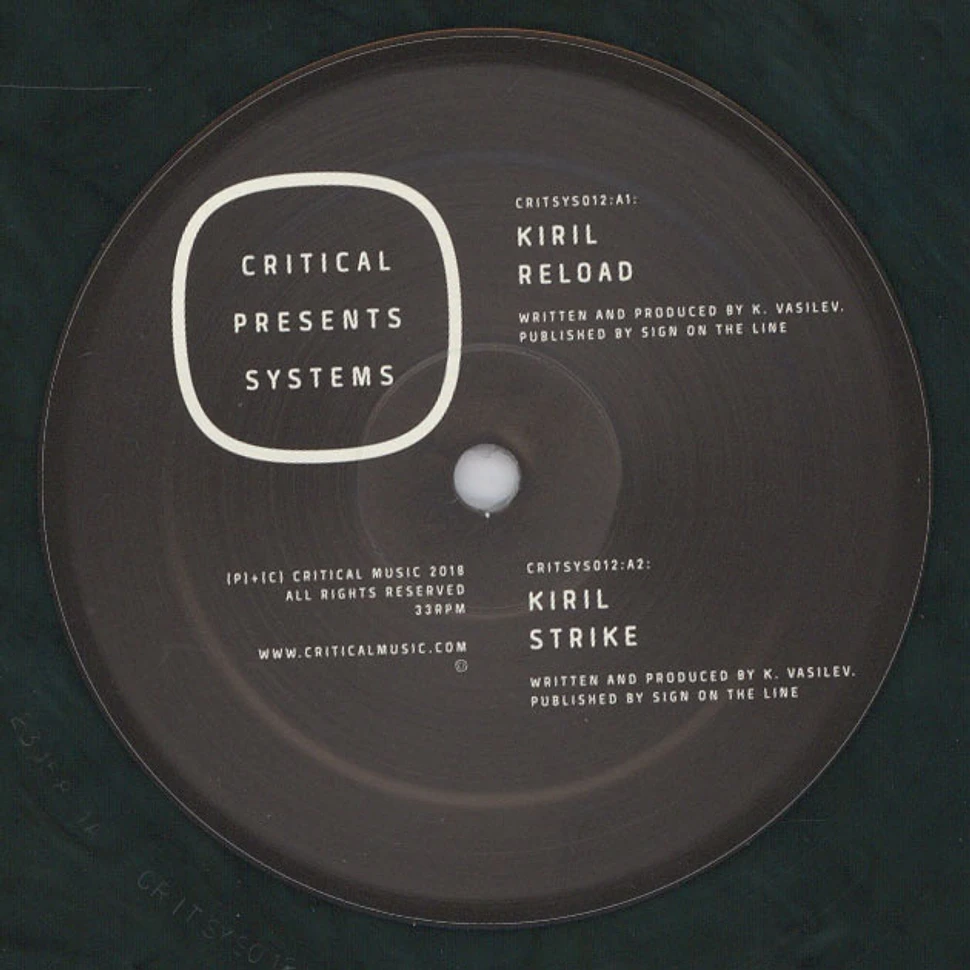 Kiril & Was A Be - Critical Presents: Systems 012 Transparent Grey Marbled Vinyl Edition