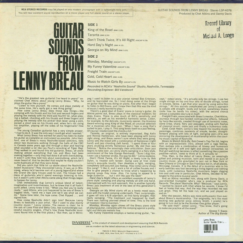Lenny Breau - Guitar Sounds From Lenny Breau