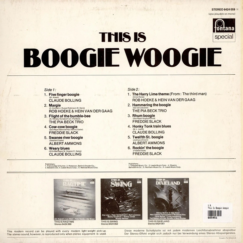 V.A. - This Is Boogie Woogie