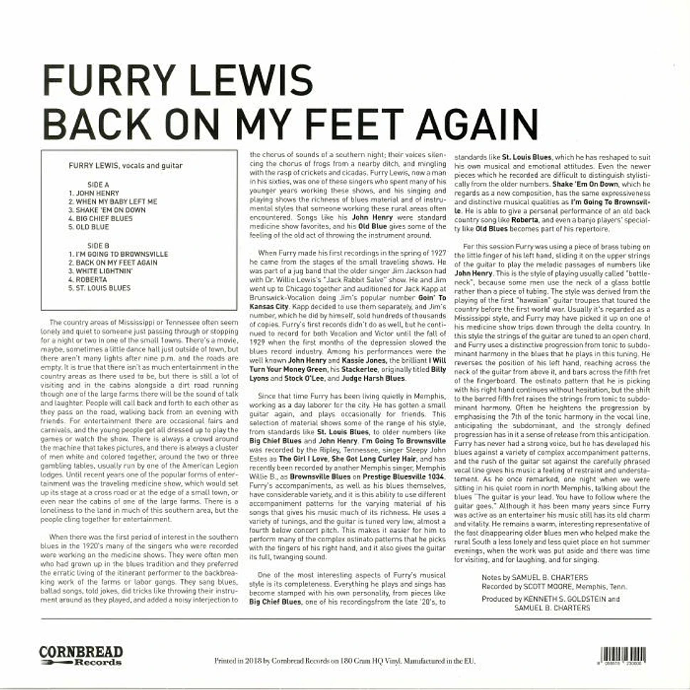 Furry Lewis - Back On My Feet Again