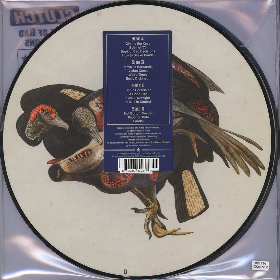 Clutch - Book Of Bad Decisions Picture Disc Edition