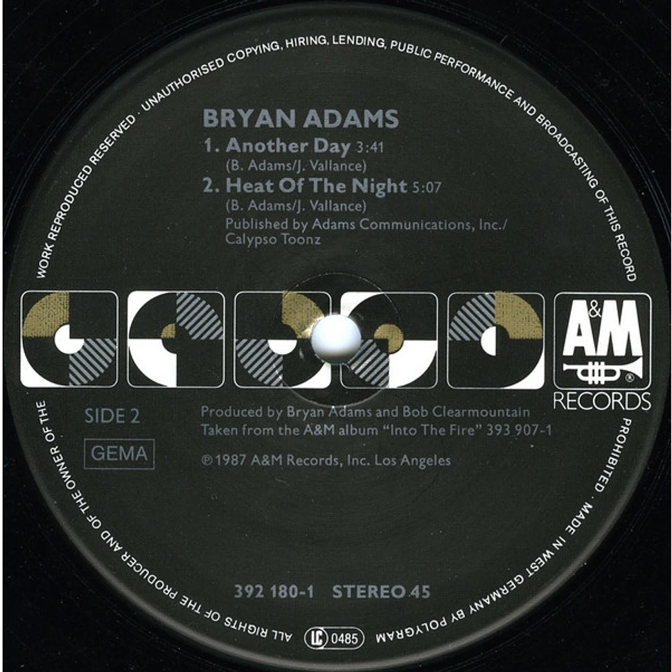 Bryan Adams - Heat Of The Night