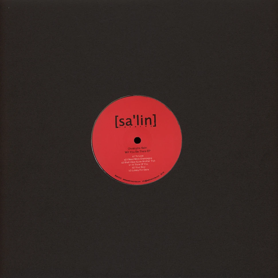 Christophe Salin - Will You Be There EP