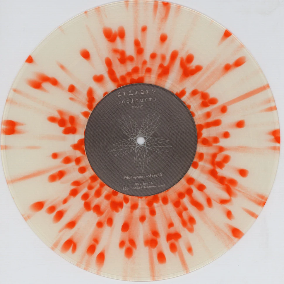 Echo Inspectors & Insect O. - Bribe Dub Mike Schommer Remix Transparent Red Splatter Vinyl Edition