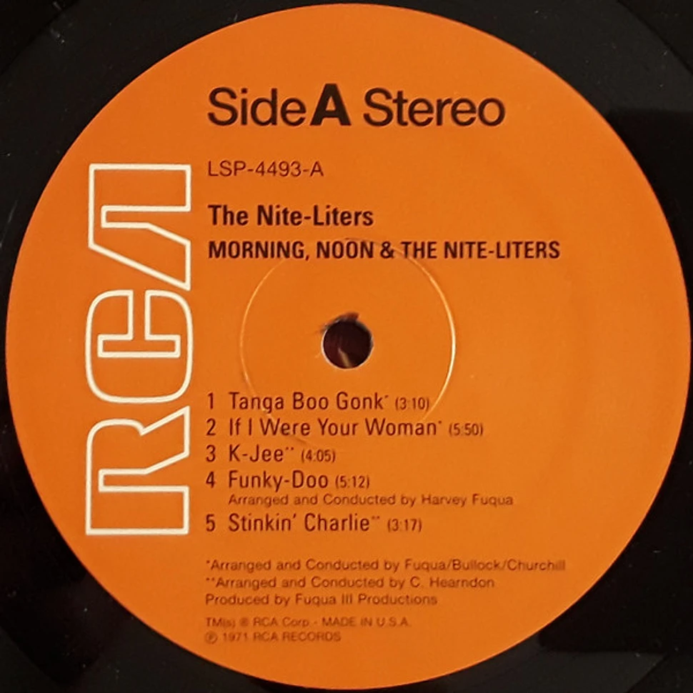 The Nite-Liters - Morning, Noon & The Nite-Liters