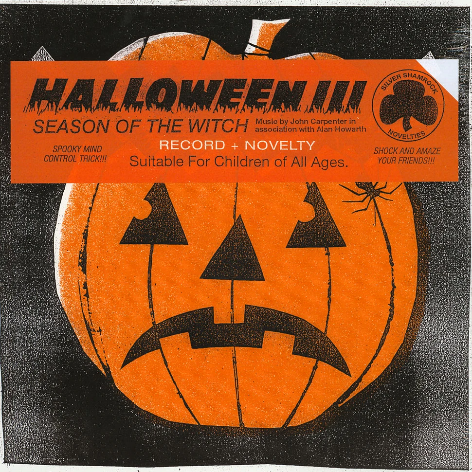 John Carpenter & Alan Howarth - OST Halloween III Original Score Witch Mask US Version Cloudy Clear/Black Vinyl Edition