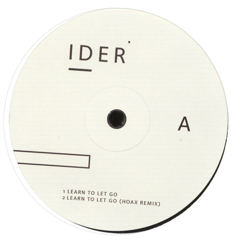 Ider - Learn To Let Go / Body Love
