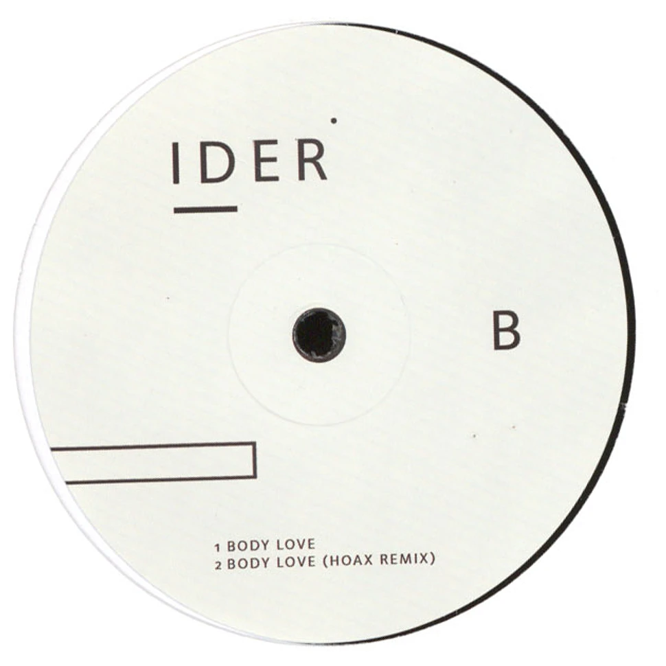 Ider - Learn To Let Go / Body Love