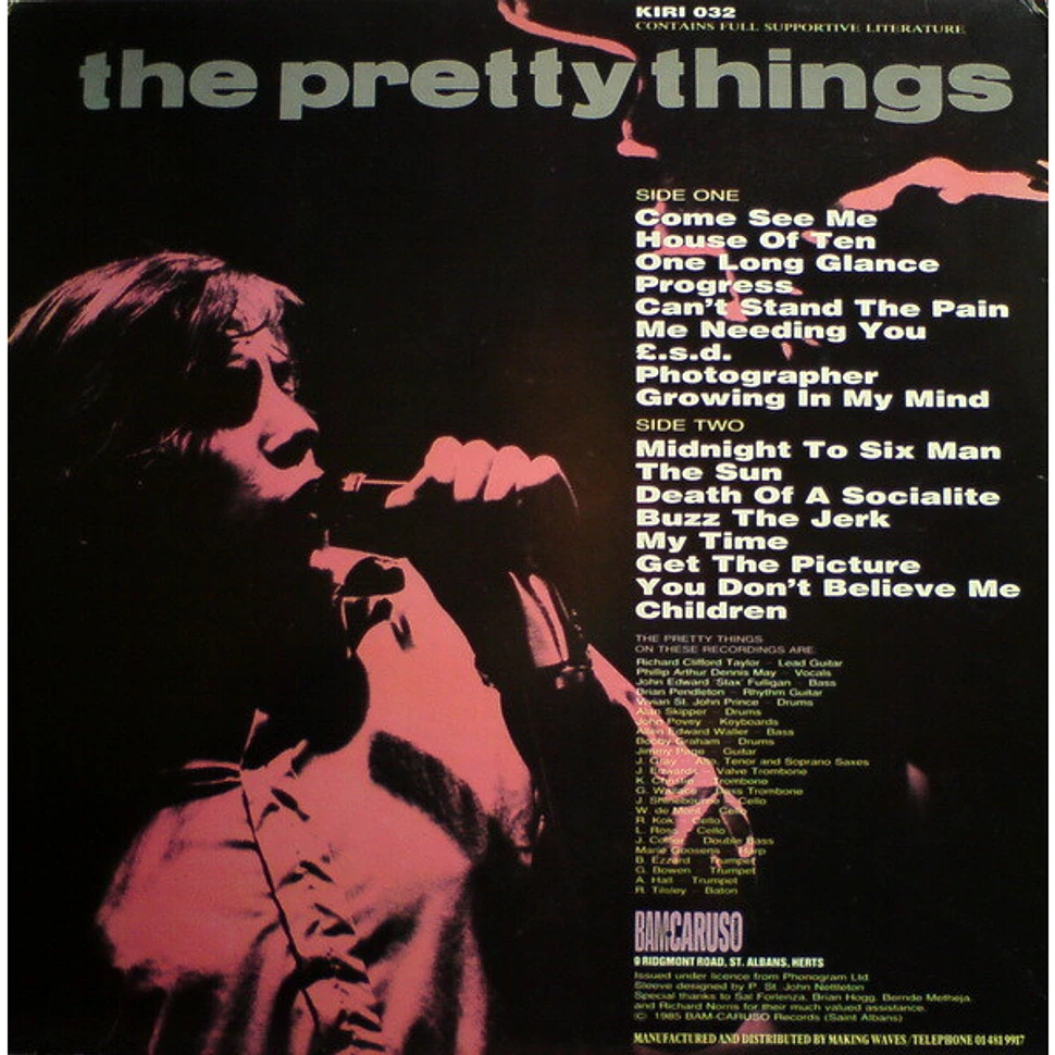 The Pretty Things - Closed Restaurant Blues