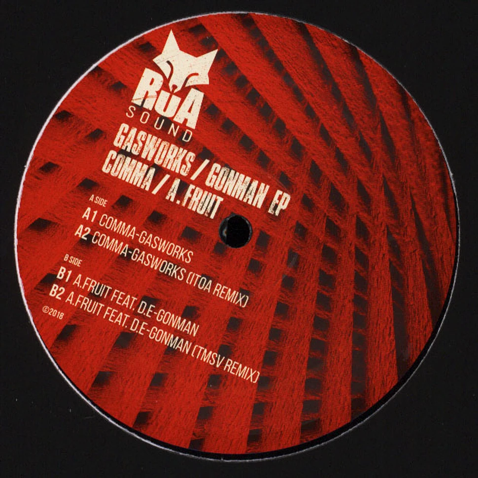 Comma & A.Fruit - Gasworks / Gonman EP