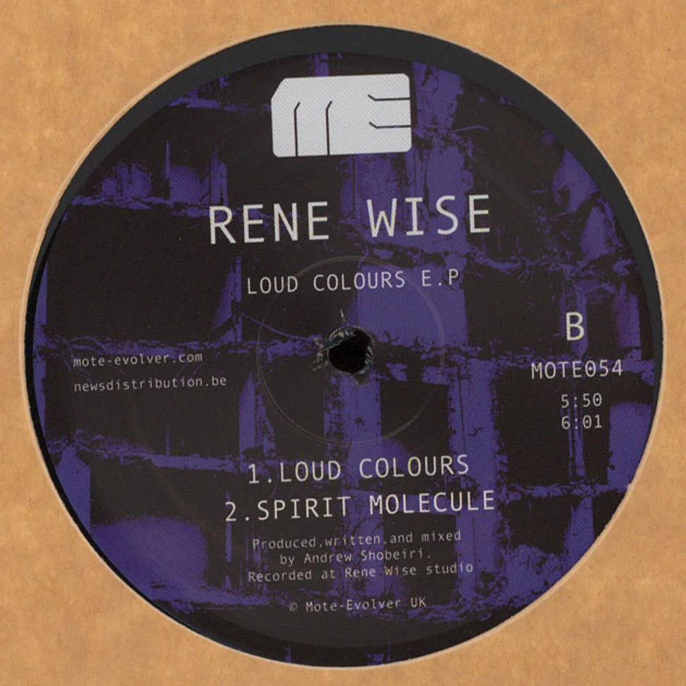 Rene Wise - Loud Colours EP
