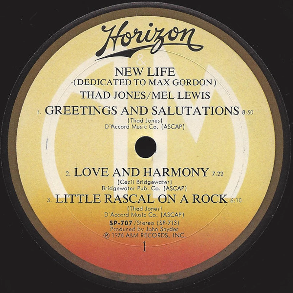 Thad Jones & Mel Lewis - New Life (Dedicated To Max Gordon)