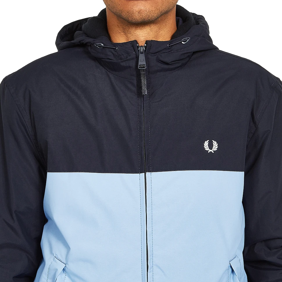 Fred Perry - Hooded Panelled Quilted Jacket