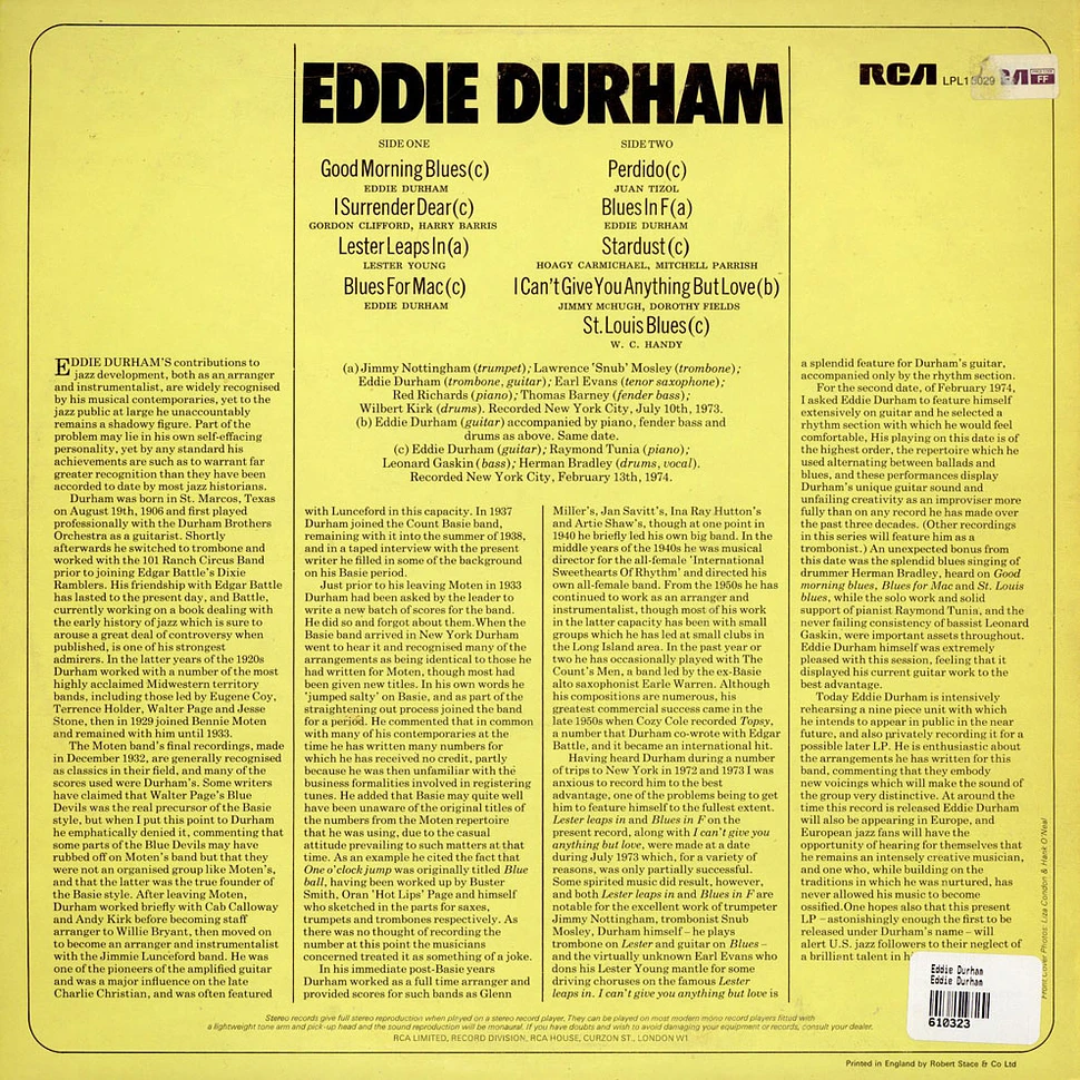 Eddie Durham - Eddie Durham