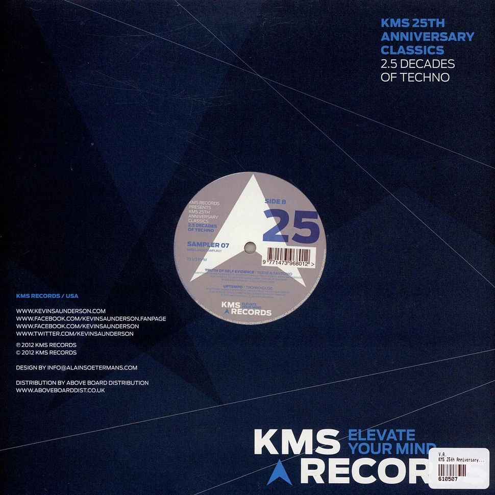 Reese & Santonio / Kevin Saunderson / Tronikhouse - KMS 25th Anniversary Classics - Vinyl Sampler 07