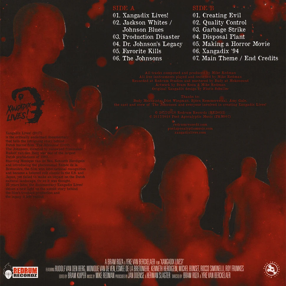 Mike Redman - Ost Xangadix Lives! Red Splattered Vinyl Edition