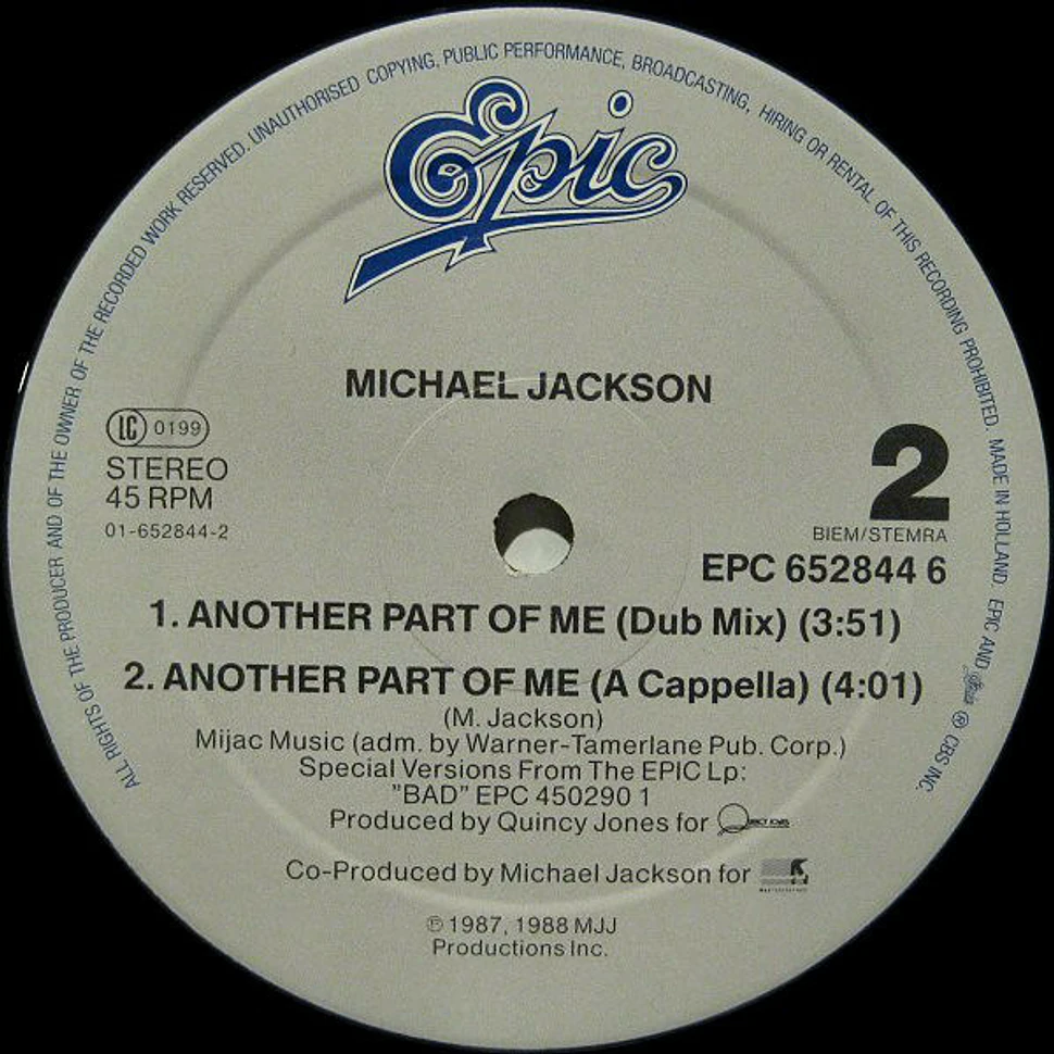 Michael Jackson - Another Part Of Me (Extended Dance Mix)