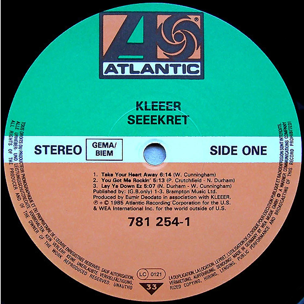 Kleeer - Seeekret