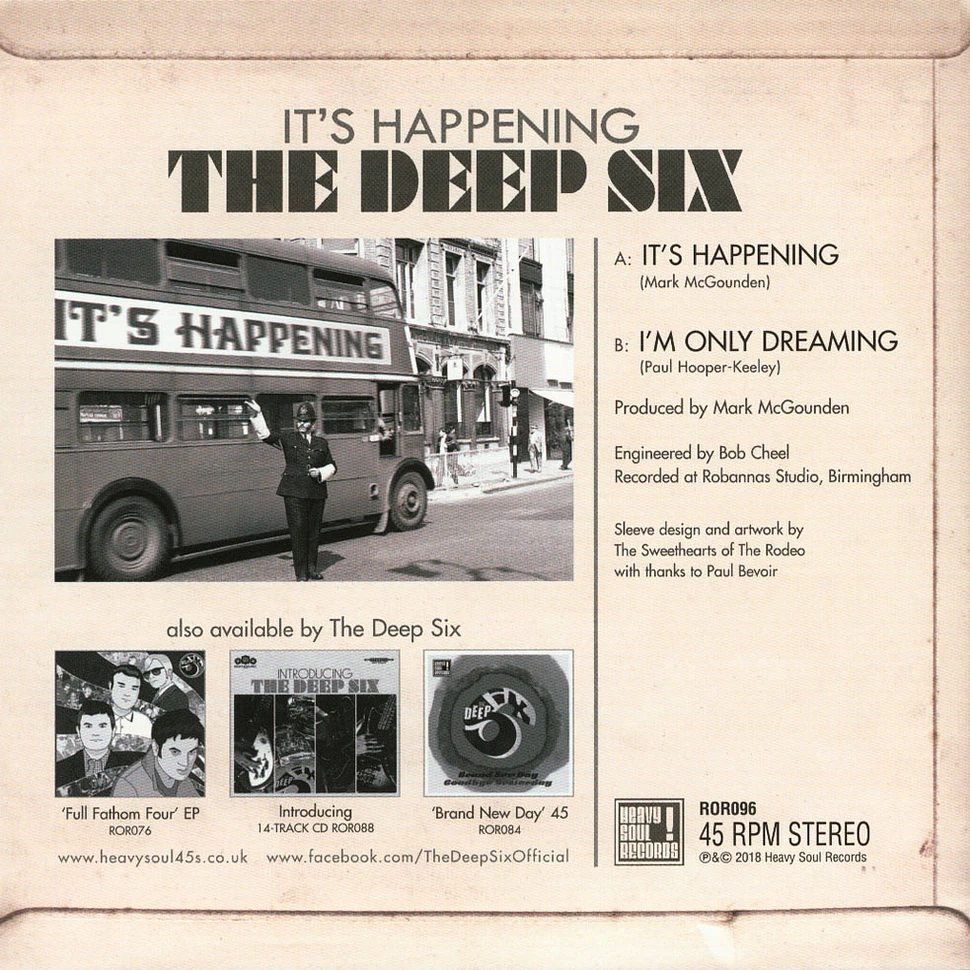 Deep Six - It's Happening / I'm Only Dreaming