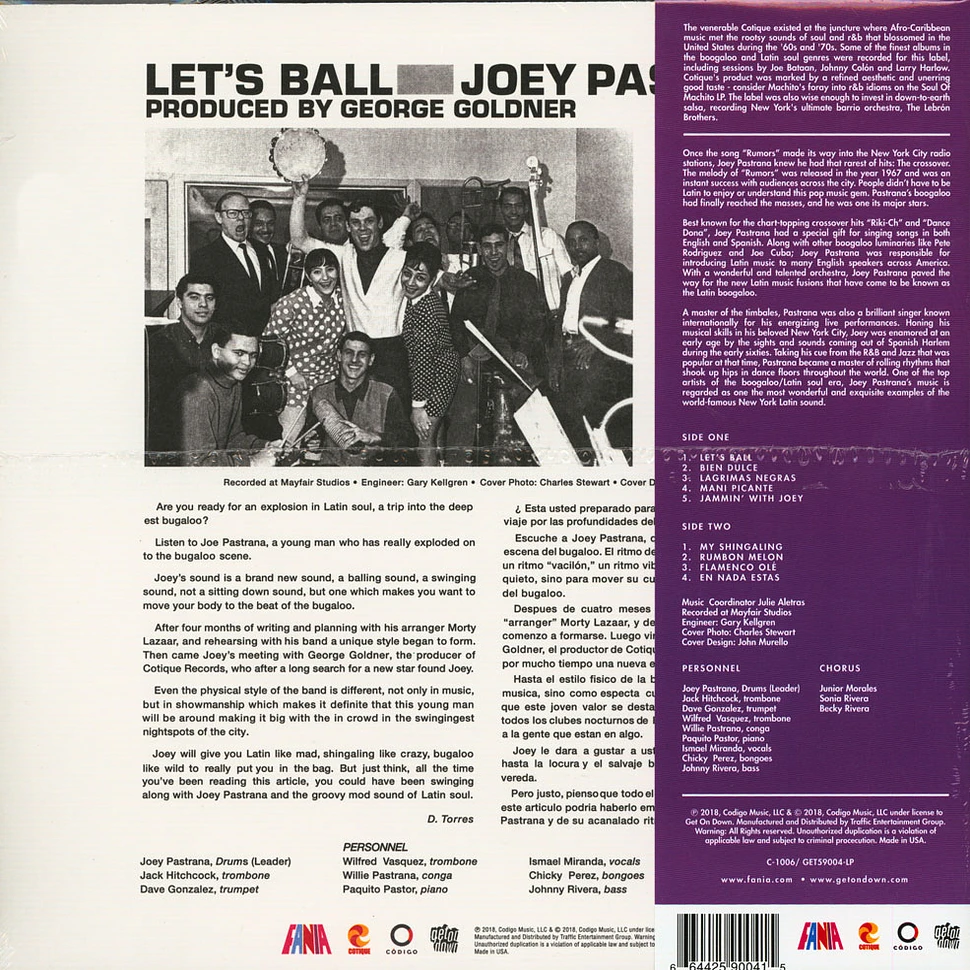 Joey Pastrana & His Orchestra - Let's Ball