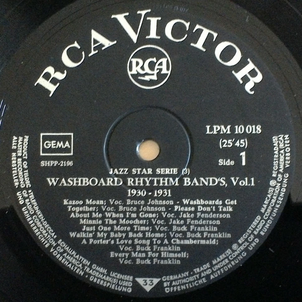 The Washboard Serenaders, Five Rhythm Kings, Washboard Rhythm Kings, Washboard Rhythm Kings - Washboard Rhythm Bands 1930-1931 Vol. 1