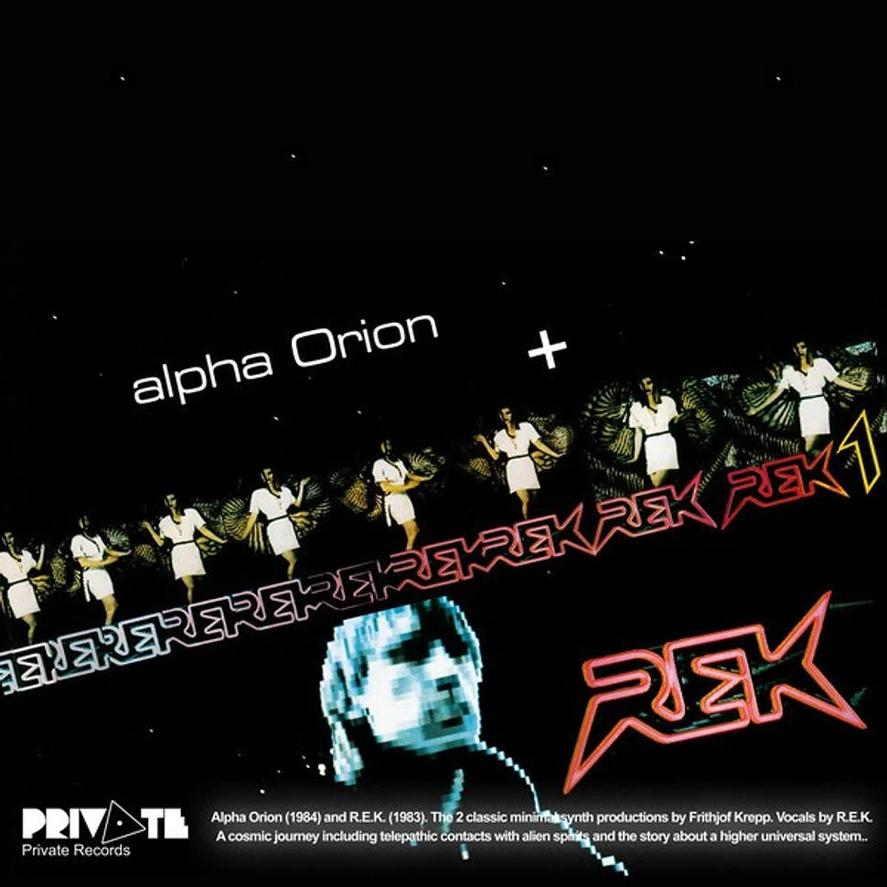 R.E.K. - Alpha Orion & R.E.K. 1 Multicolored Edition