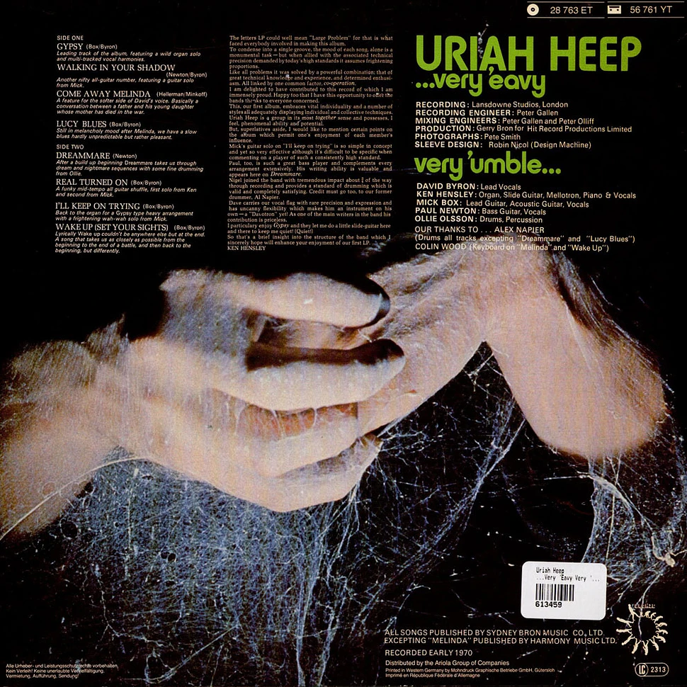 Uriah Heep - ...Very 'Eavy Very 'Umble...