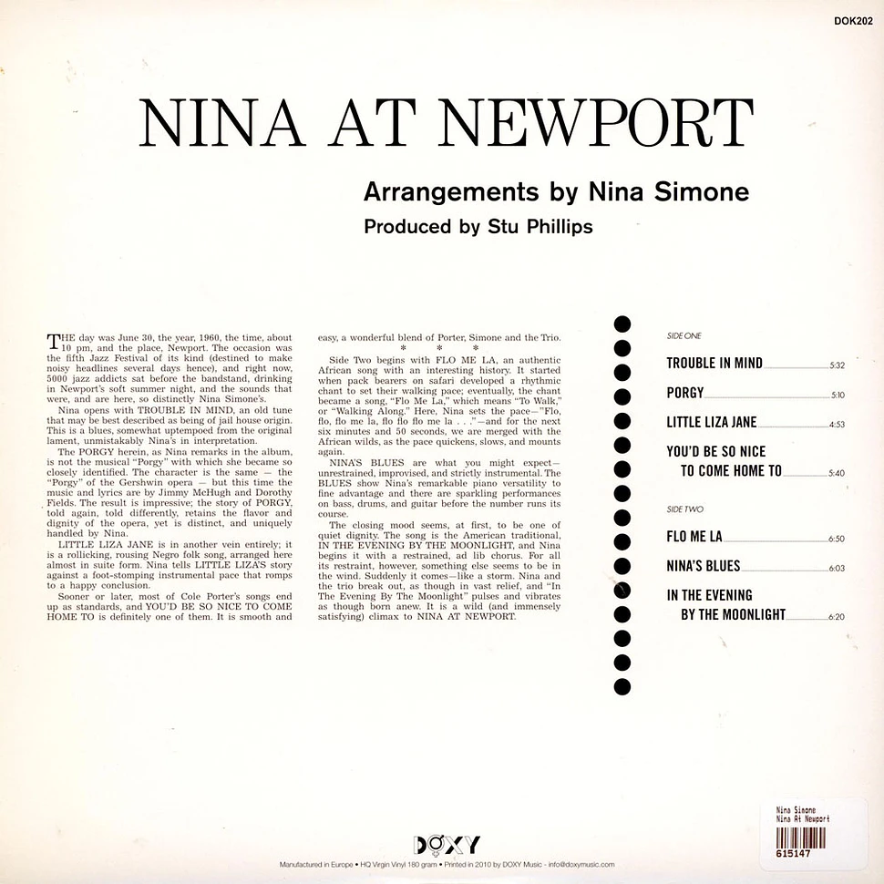 Nina Simone - Nina At Newport