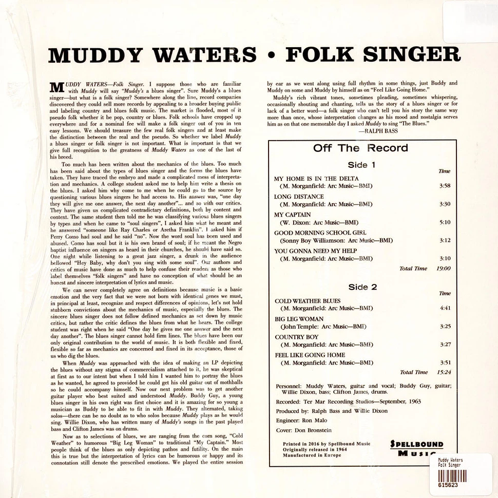 Muddy Waters - Folk Singer