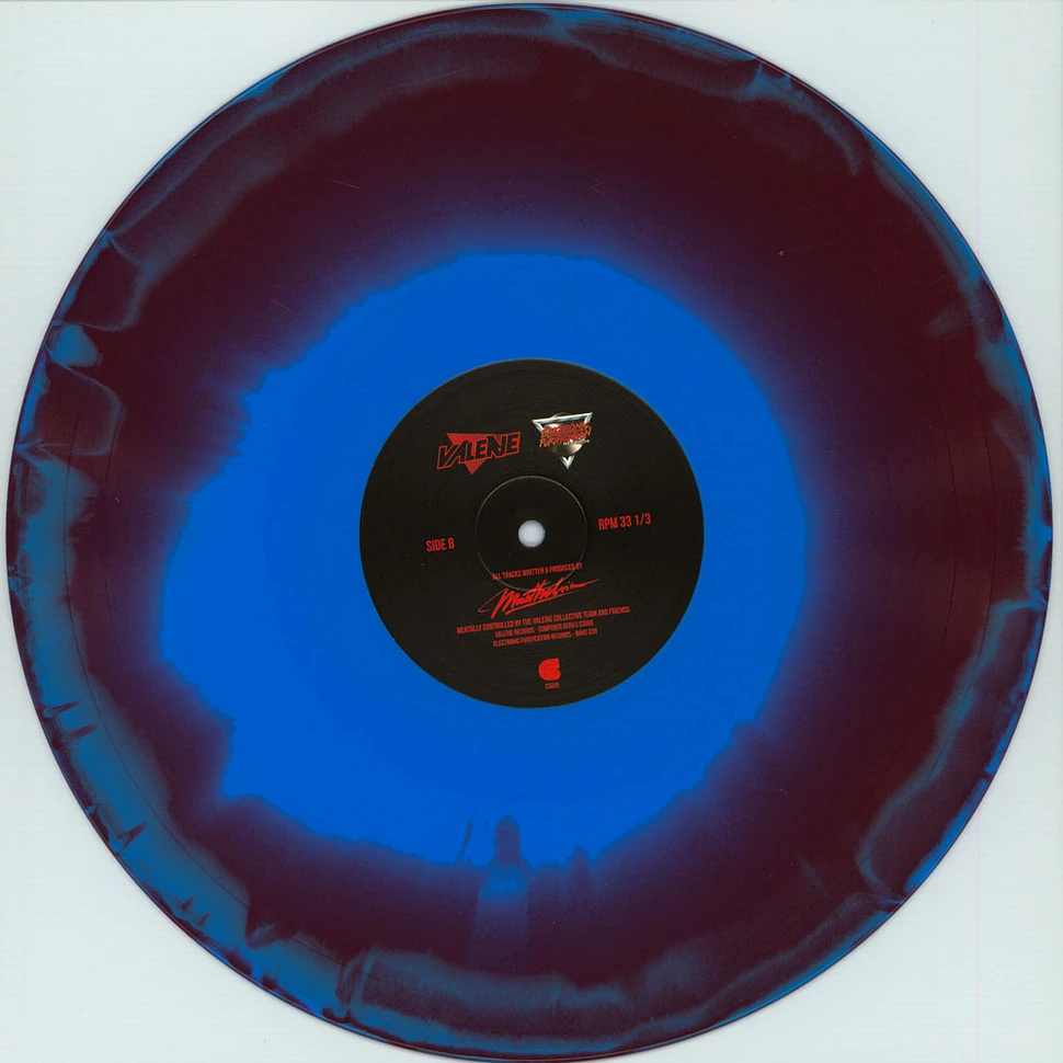 Maethelvin - CS005 Red & Blue Swirl Effect Vinyl Edition