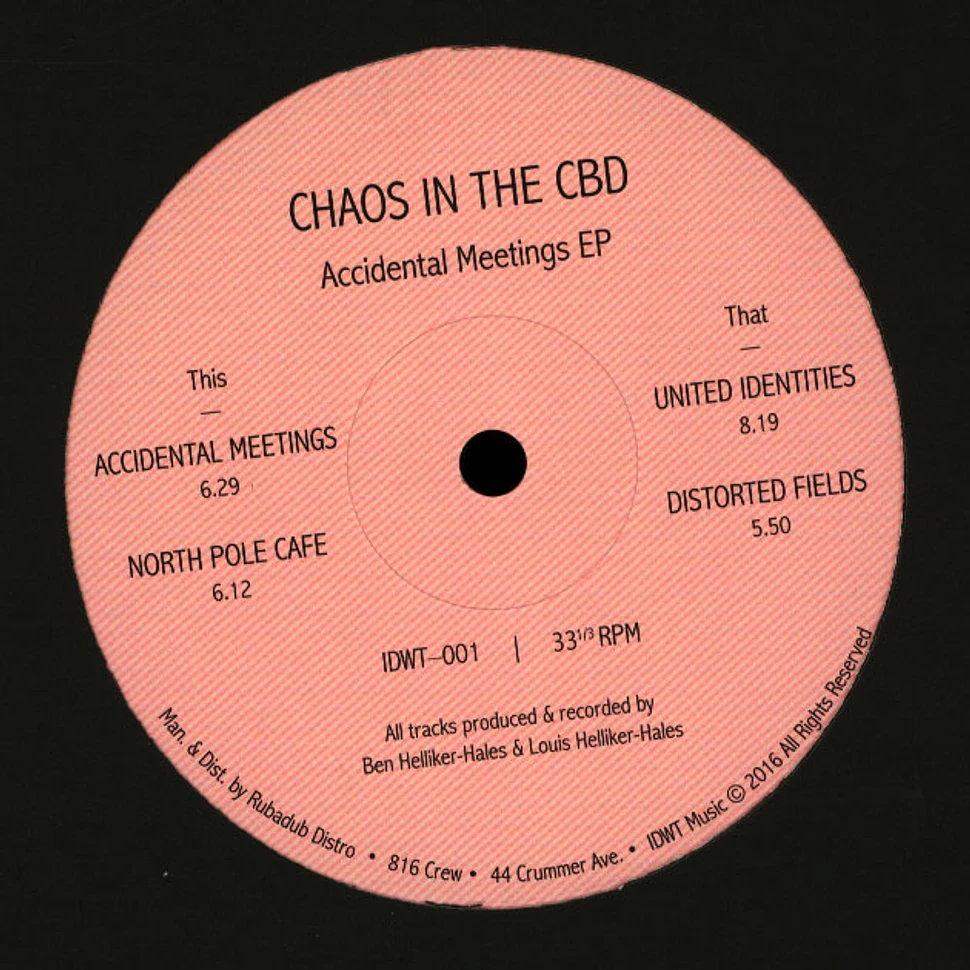 Chaos In The CBD - Accident Meetings EP