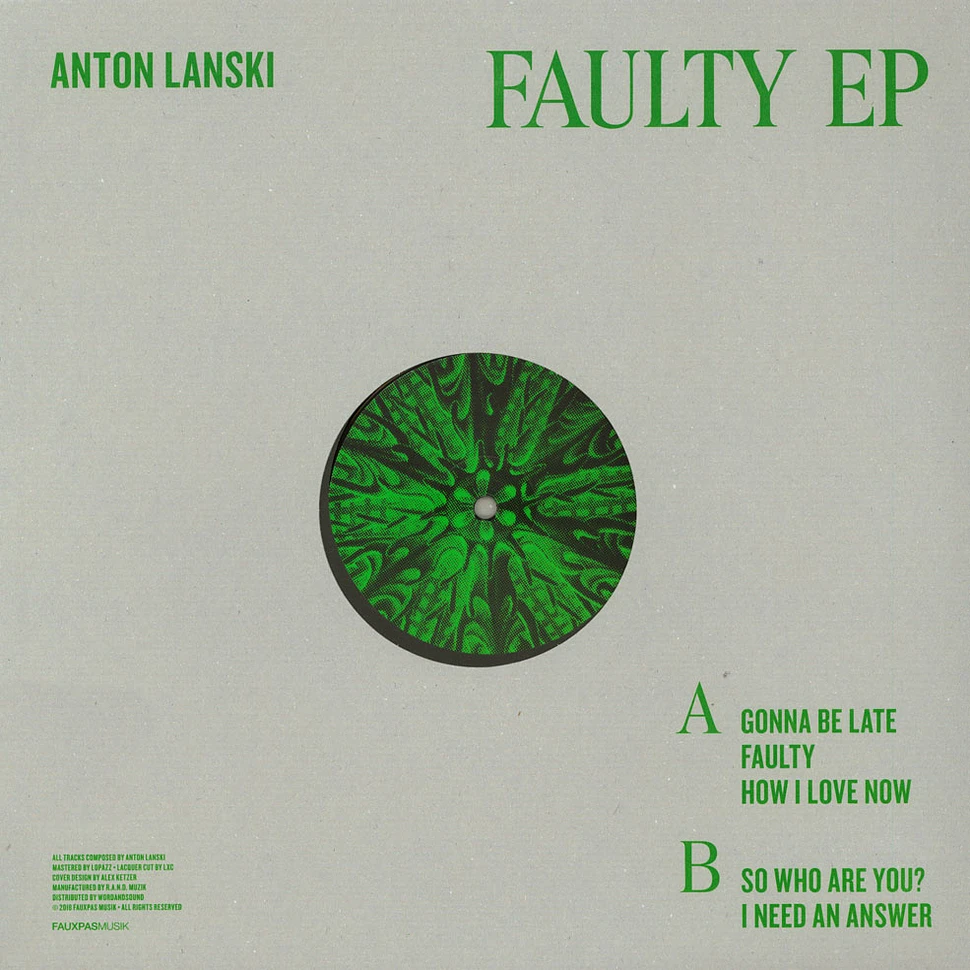 Anton Lanski - Faulty EP